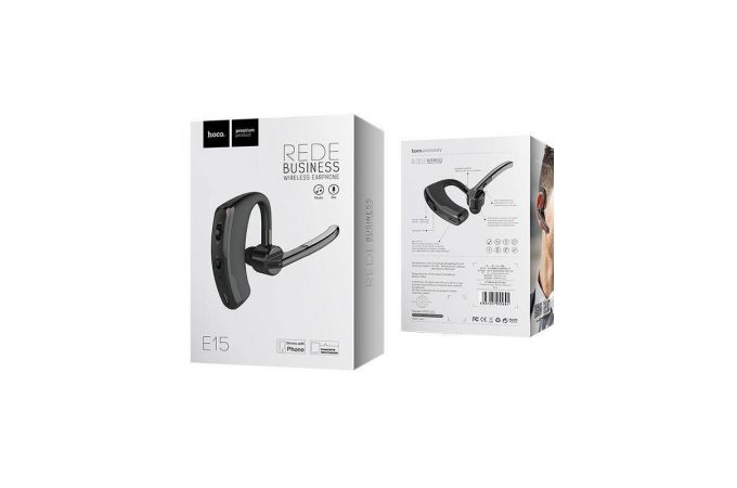 Bluetooth гарнитура HOCO E15 (черный)