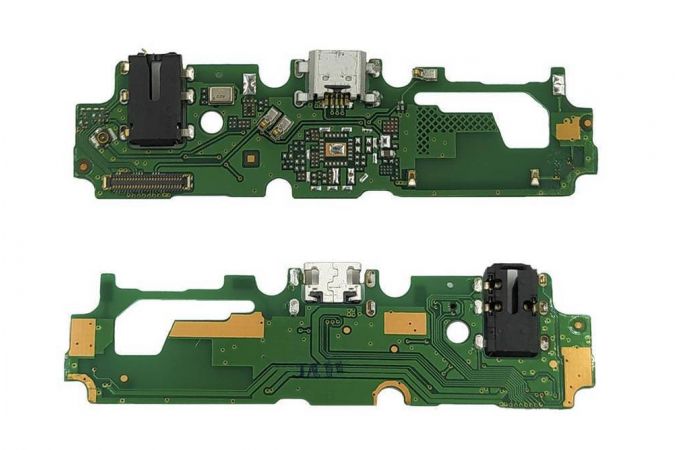 Шлейф для Vivo Y11 (1906)/ Y12 (1904) с разъемом зарядки + разъем гарнитуры