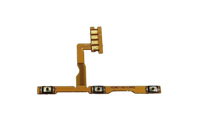 Шлейф для Xiaomi Redmi Note 9 на кнопки громкости + включения