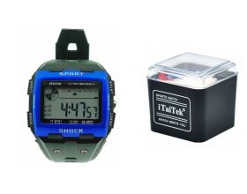 Часы наручные iTaiTek IT-8781 (черный/синий)