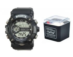 Часы наручные iTaiTek IT-1803 (черный/красный)