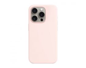 Чехол для iPhone 15 Pro Max (6,7) Silicone Case Soft Touch MagSafe Light Pink ( светло розовый)