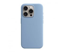 Чехол для iPhone 15 Pro Max (6,7) Silicone Case Soft Touch MagSafe Winter Blue (зимний синий)