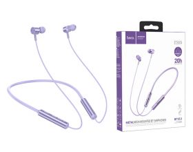 Наушники вакуумные беспроводные HOCO ES69 Platinum sports BT earphones headset Bluetooth (фиолетовый)