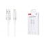 Кабель USB - Lightning XO NB282 Brushed Silicone 6A Fast Charging White