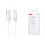 Кабель USB - MicroUSB XO NB282 Brushed Silicone 6A Fast Charging White
