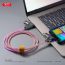 Кабель USB 4 в 1 XO NB276 Illuminated 4-in-1 Multifunctional Data Cable Gray