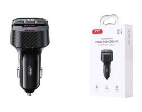 FM-Модулятор XO BCC17 плюс зарядка Smart Bluetooth MP3 A+C Dual Port PD30W Car Charger Black