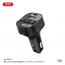 FM-Модулятор XO BCC17 плюс зарядка Smart Bluetooth MP3 A+C Dual Port PD30W Car Charger Black