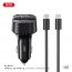 FM-Модулятор XO BCC17 плюс зарядка Smart Bluetooth MP3 A+C Dual Port PD30W Car Charger with type-c  Suite (NB-Q273) Black