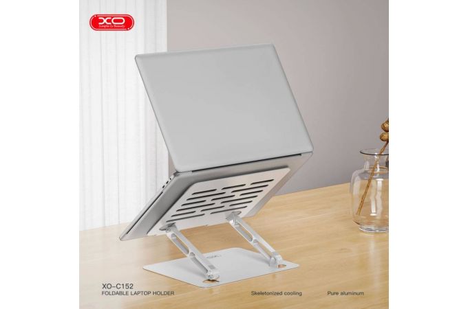 Подставка для ноутбука XO C152 Large Metal Laptop Silver