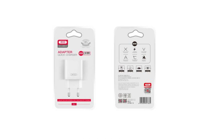 Сетевое зарядное устройство USB XO L99 EU 2.4A White