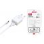 Сетевое зарядное устройство USB + кабель Lightning XO L99 EU 2.4A USB charger with Lighting cable White