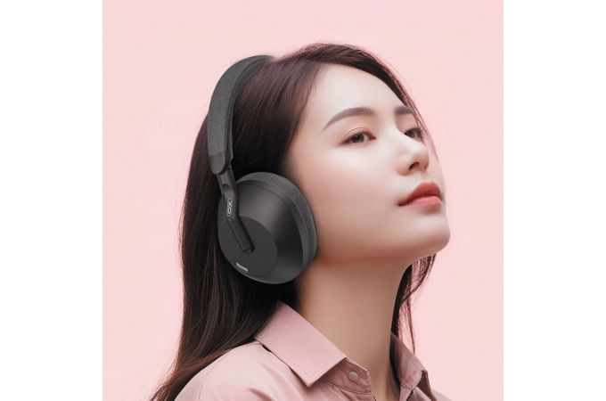 Наушники мониторные беспроводные XO BE49 Qiyue ANC Noise Canceling Folding Headband Bluetooth Headset blue