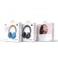 Наушники мониторные беспроводные XO BE49 Qiyue ANC Noise Canceling Folding Headband Bluetooth Headset blue