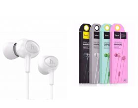 Наушники вакуумные проводные HOCO M3 (белый)