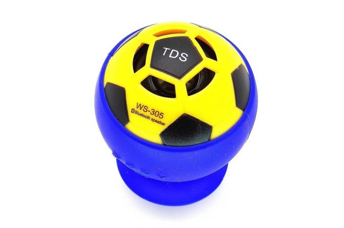 Портативная беспроводная колонка Орбита WS-305 мяч BT У (желто-синий)