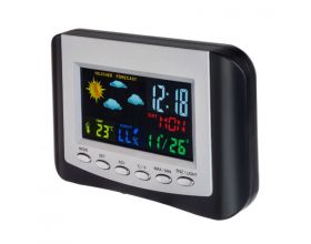 Часы-метеостанция Perfeo "Сolor" цветной экран, время, температура, влажность, дата (PF-S3332CS)