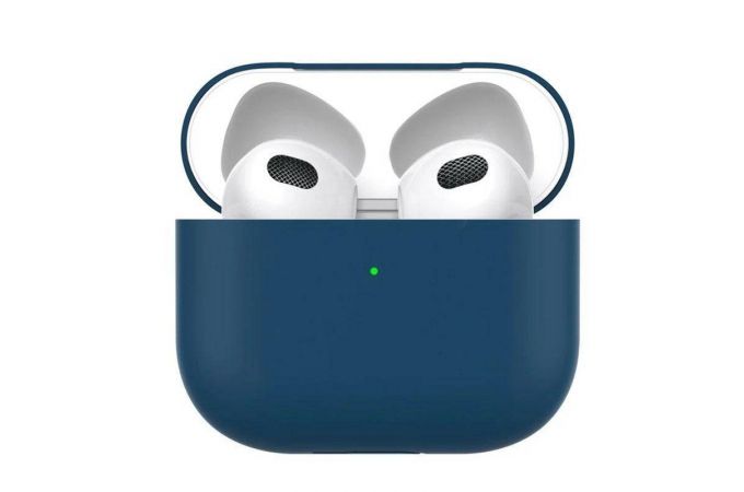Чехол для наушников AirPods 3 Copy orig. (синий кобальт)