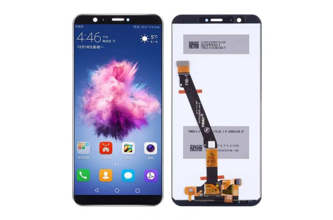 Дисплей для Huawei P Smart (FIG-L31/LX1)/ Enjoy 7S в сборе с тачскрином (черный) орг