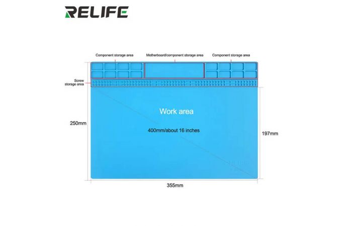 Силиконовый коврик для разборки мобильных устройств RELIFE RL-004A