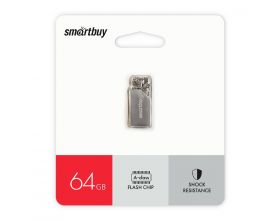 Флешка USB 2.0 Smartbuy MU30 Metal 64GB (SB064GBMU30)