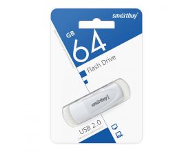 Флешка USB 2.0 SmartBuy Scout White 64GB (SB064GB2SCW)