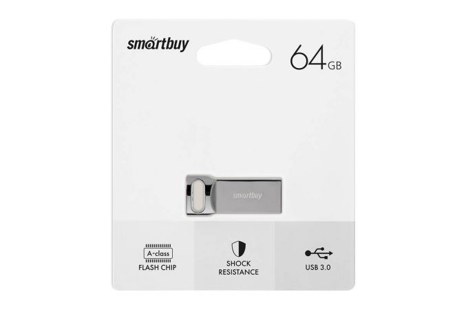 Флешка USB 3.0 /3.1 SmartBuy M2 Metal 100MB/s 64GB (SB64GBM2)