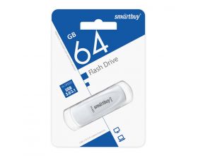 Флешка USB 3.0 /3.1 Smartbuy Scout White 64GB (SB064GB3SCK)