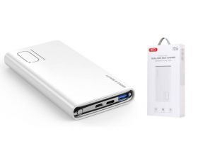 Универсальный дополнительный аккумулятор Power Bank XO PR229 QC 22.5W full protocol + PD20W fast charging mobile power 10000 mAh White