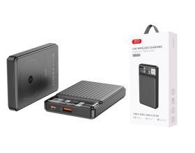 Универсальный дополнительный аккумулятор Power Bank XO PR218 10000mAh 15W magnetic wireless charger QC22.5W/PD20W fast charger Grey
