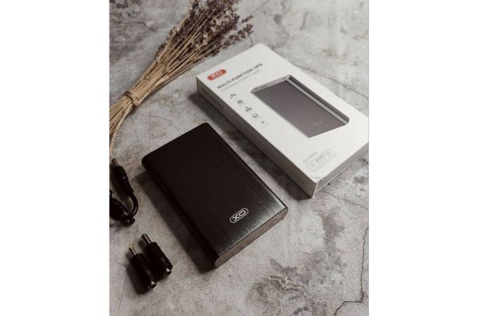 Универсальный дополнительный аккумулятор Power Bank XO PR216 UPS Multifunctional Uninterruptible Mobile Power Supply 10000mAh Gray