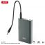 Универсальный дополнительный аккумулятор Power Bank XO PR216 UPS Multifunctional Uninterruptible Mobile Power Supply 10000mAh Gray