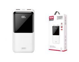 Универсальный дополнительный аккумулятор Power Bank XO PR206 PD20W / QC22.5W Digital Display Fast Charge  20000mAh White