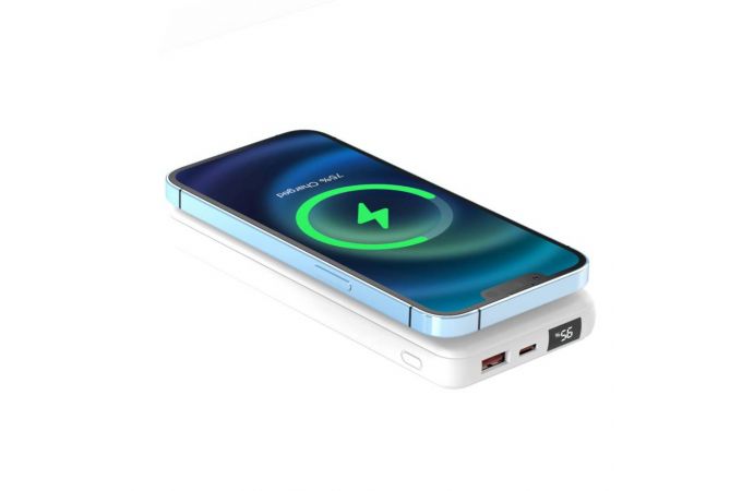 Универсальный дополнительный аккумулятор Power Bank XO PR161 Magnetic Wireless Charging Fast Charging  (Wireless Charging 15W/QC22.5W/PD20W) 10000mAh