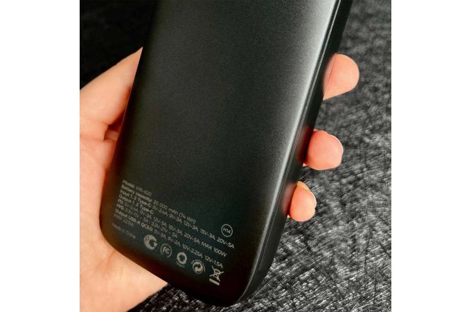 Универсальный дополнительный аккумулятор Power Bank Walker WB-820, Li-Pol, 100W, поддержка QC+PD, (20000 mAh) черный