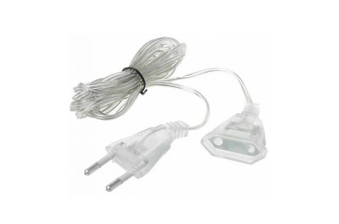 Удлинитель для гирлянды Орбита OT-ELE03 прозрачный 10м (УПАКОВКА 20ШТ)