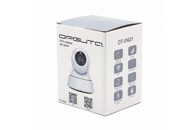 Видеокамера IP WI-FI Орбита OT-VNI21 (С329) (белый)