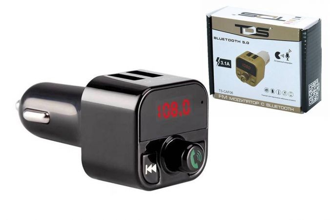 FM-Модулятор TDS TS-CAF06 (Bluetooth)