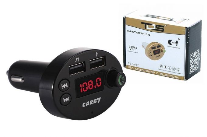 FM-Модулятор TDS TS-CAF07 (Bluetooth)