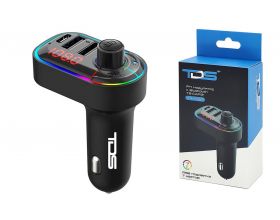 FM-Модулятор TDS TS-CAF12 RGB (Bluetooth)