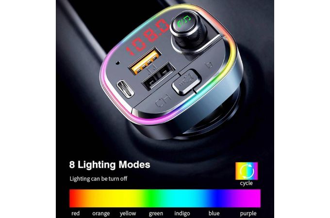 FM-Модулятор TDS TS-CAF13 RGB (Bluetooth)