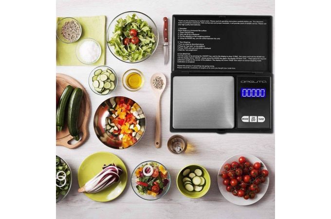 Весы портативные электрические Орбита OT-HOW06 100гр точность 0,01гр