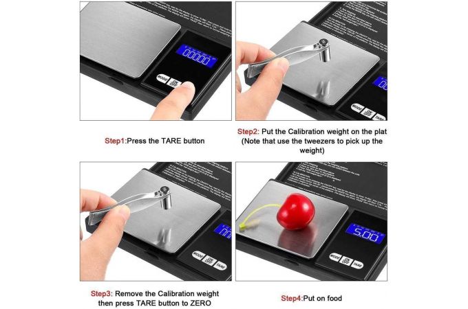 Весы портативные электрические Орбита OT-HOW06 500гр точность 0,01гр