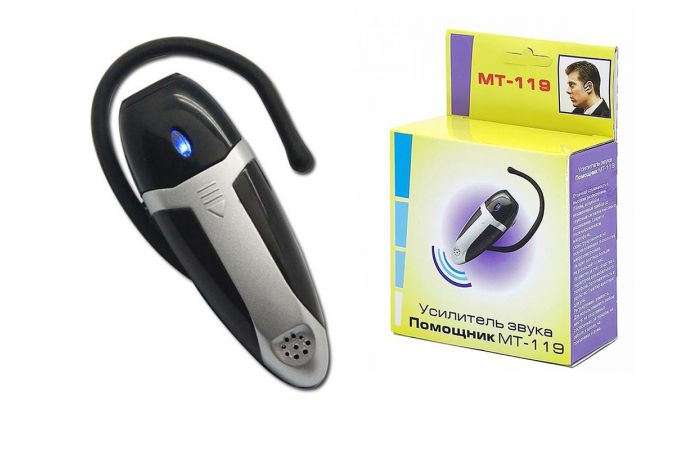 Усилитель звука для слабослышащих цифровой Помощник МТ-119 (заушный)