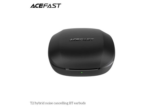 Наушники вакуумные беспроводные ACEFAST T2 Hybrid Noise Cancelling BT Bluetooth (черный)