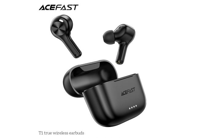 Наушники вакуумные беспроводные ACEFAST T1 true wirelles earbuds Bluetooth (черный)