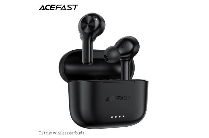 Наушники вакуумные беспроводные ACEFAST T1 true wirelles earbuds Bluetooth (черный)