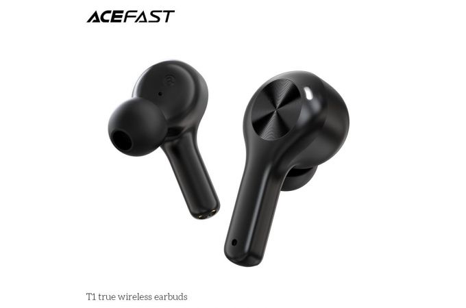 Наушники вакуумные беспроводные ACEFAST T1 true wirelles earbuds Bluetooth (черный)