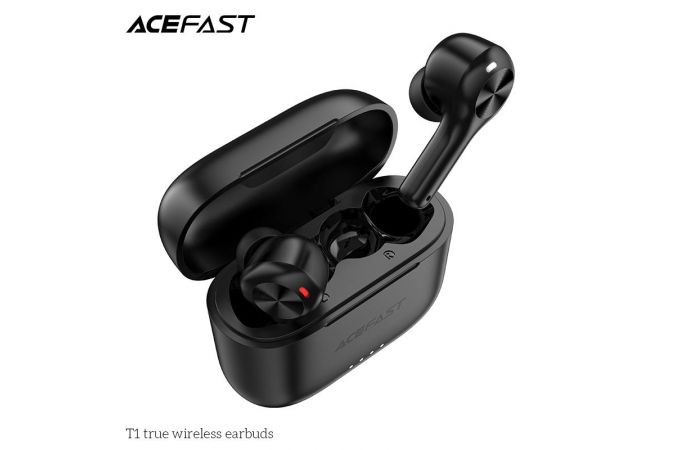 Наушники вакуумные беспроводные ACEFAST T1 true wirelles earbuds Bluetooth (черный)